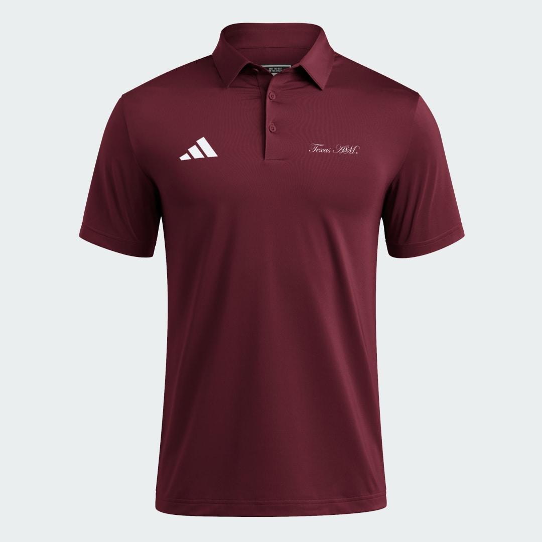 adidas Texas A&M Aggies Ultimate365 Spring Polo Shirt Team Maroon 2XL Mens Product Image