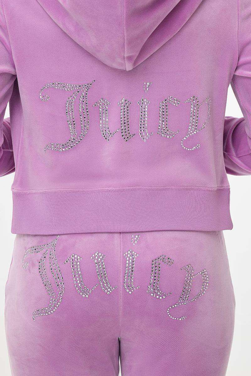 OG Big Bling Velour Hoodie Product Image