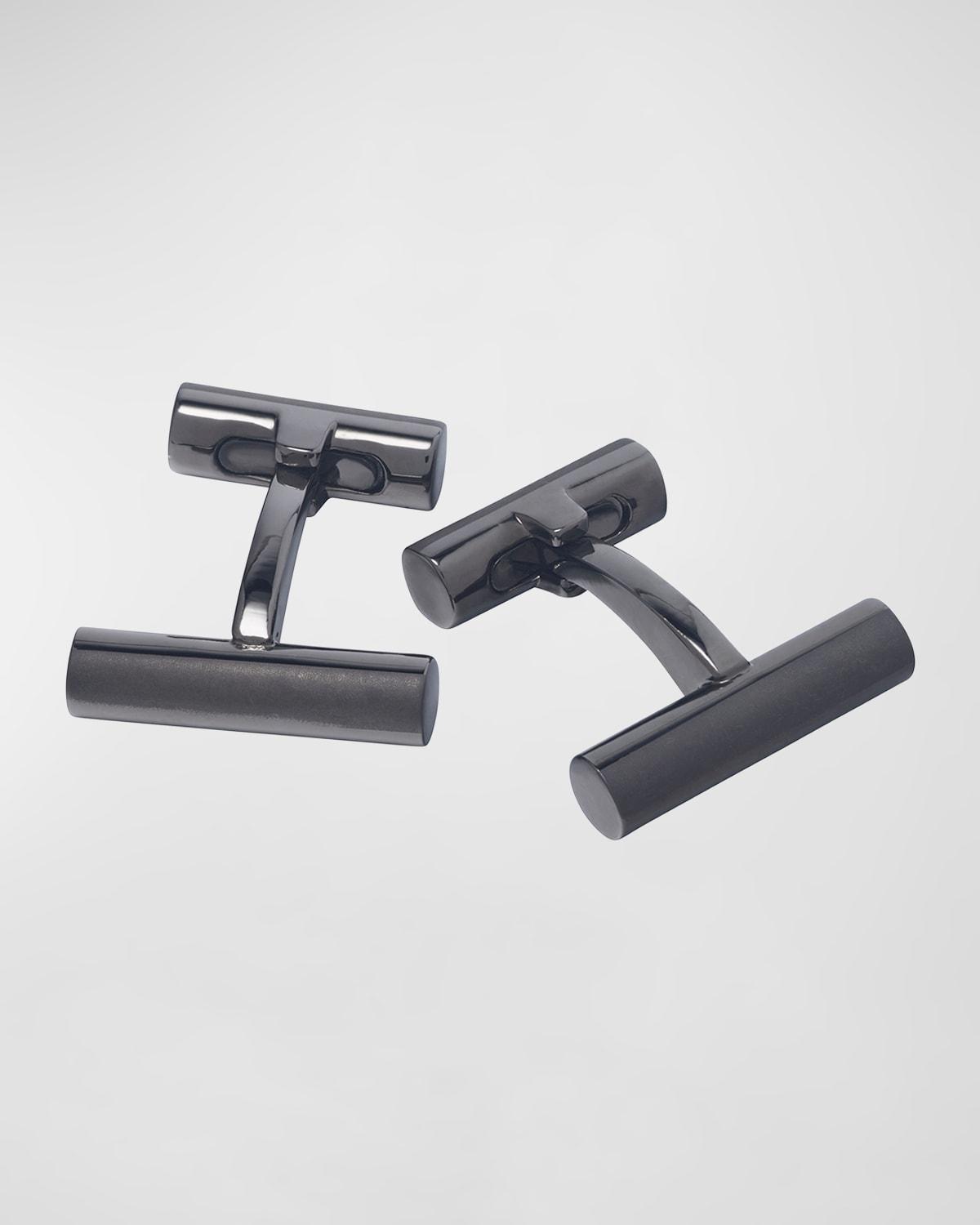 Mens Matte Bar Cufflinks Product Image