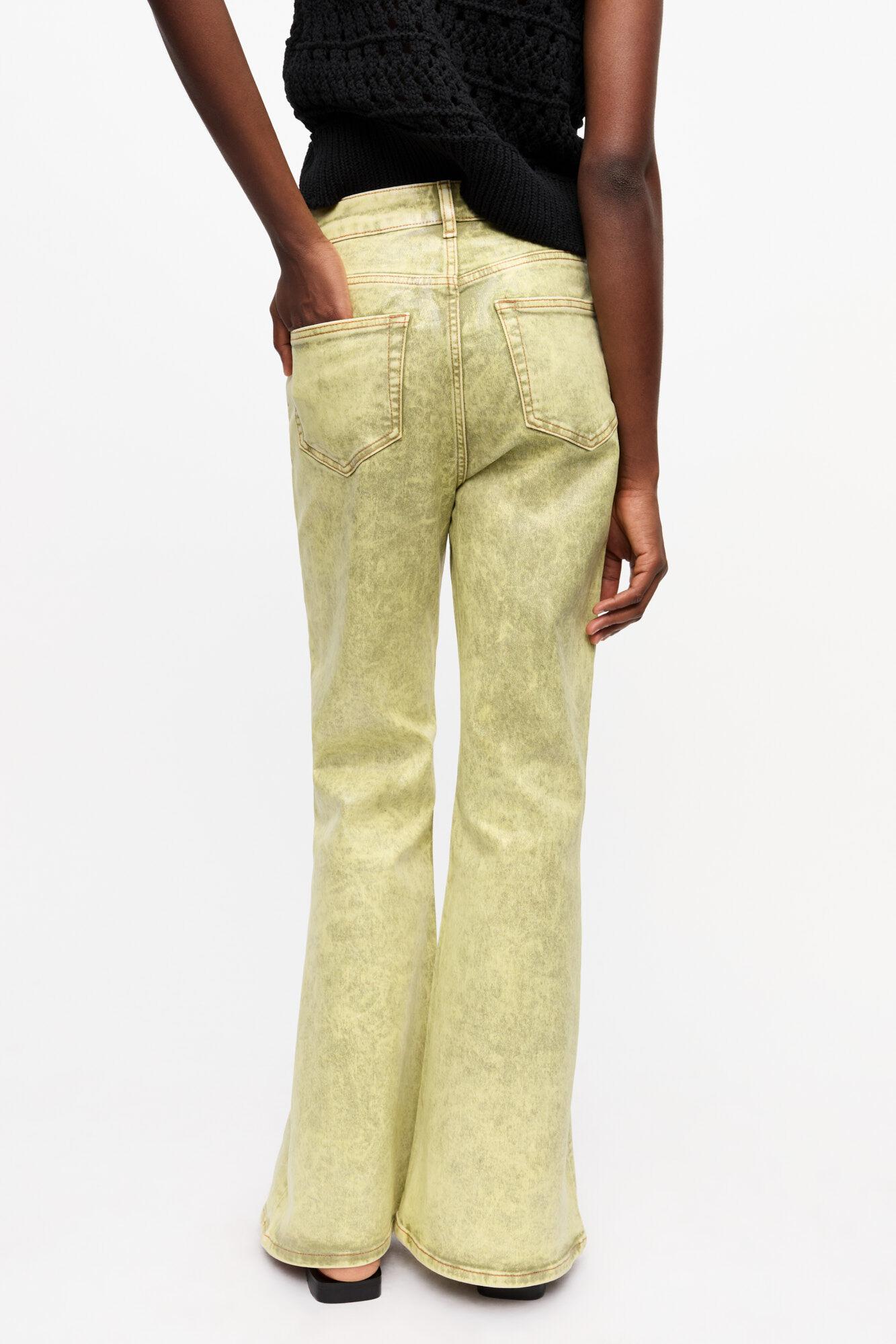 Green Foil Jeans Product Image