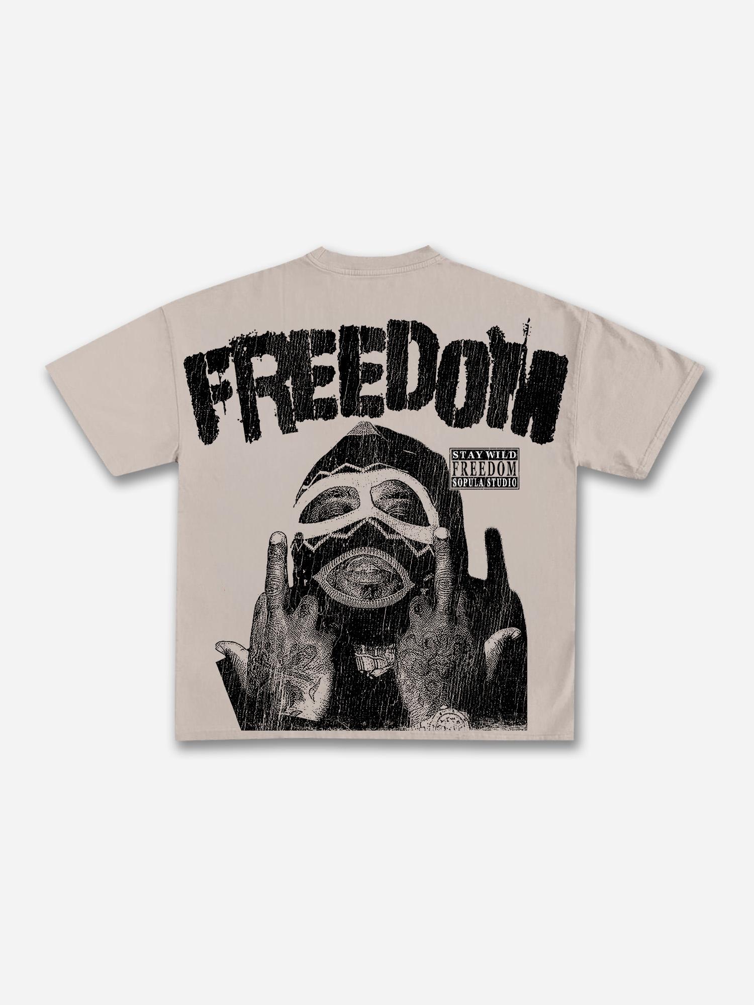 Valley Prayer Angel Vintage Distressed Graphic Cotton T-shirt Product Image