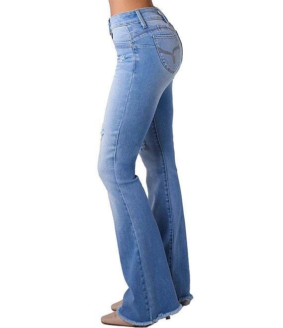 YMI Jeanswear Wanna Betta Butt High Rise Flare Jeans Product Image