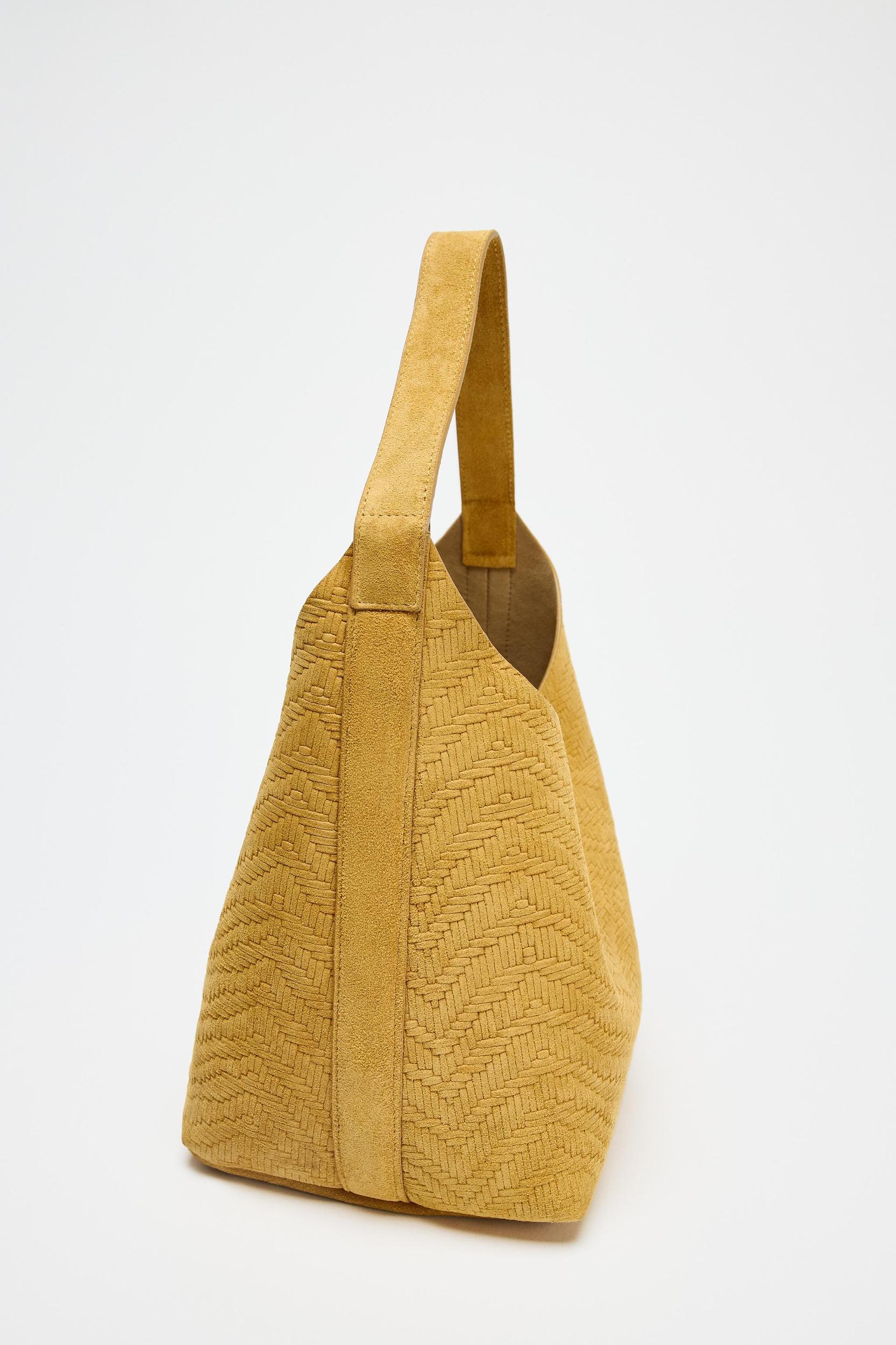 SPLIT LEATHER BRAIDED BAG Product Image