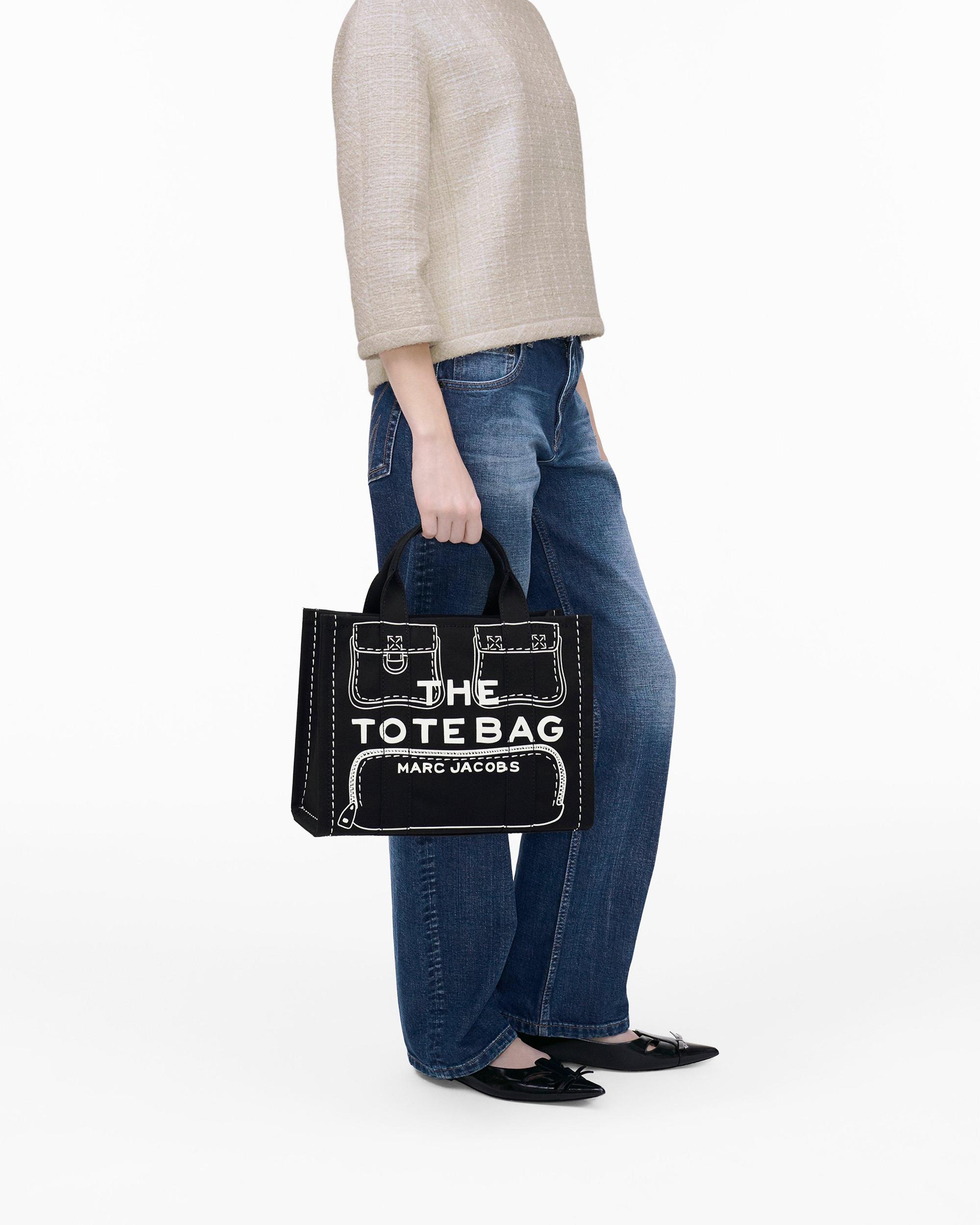The Cargo Monogram Denim Medium Tote Bag Product Image