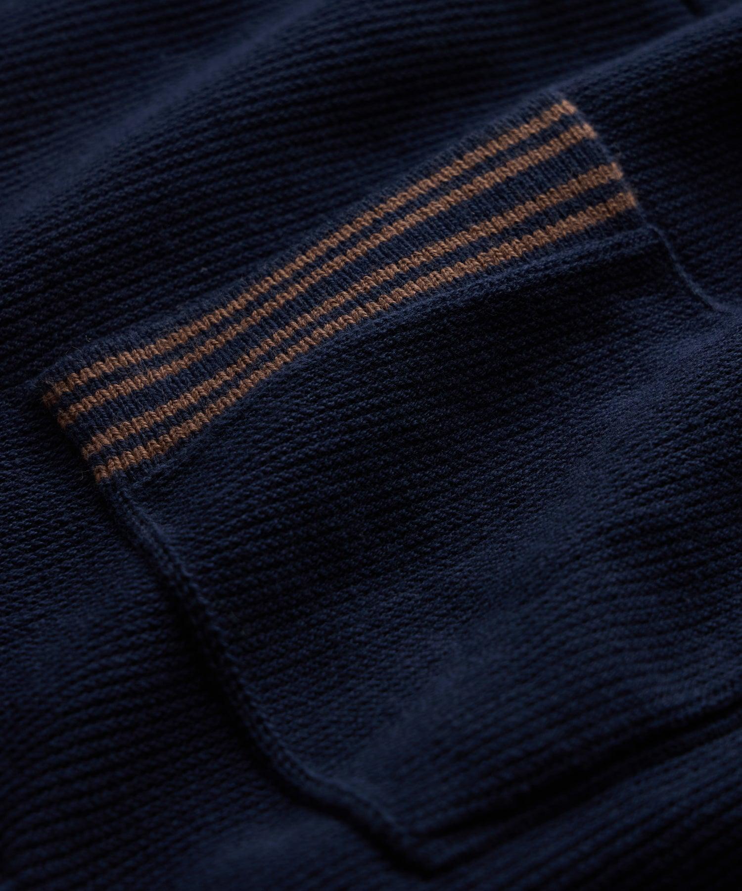 Tipped Waffle Sweater Polo Product Image