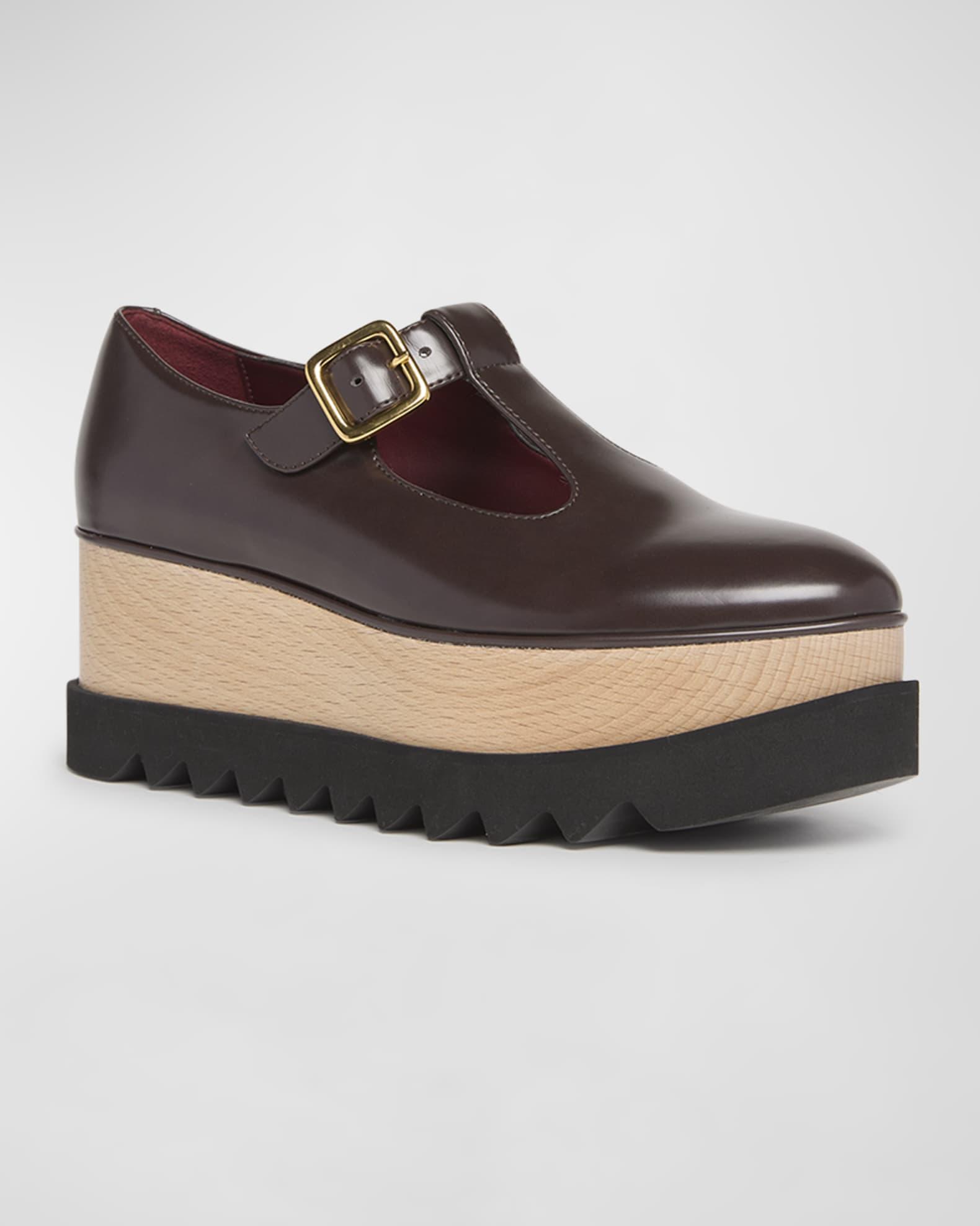 Elyse Vegan Mary Jane Platform Loafers Product Image