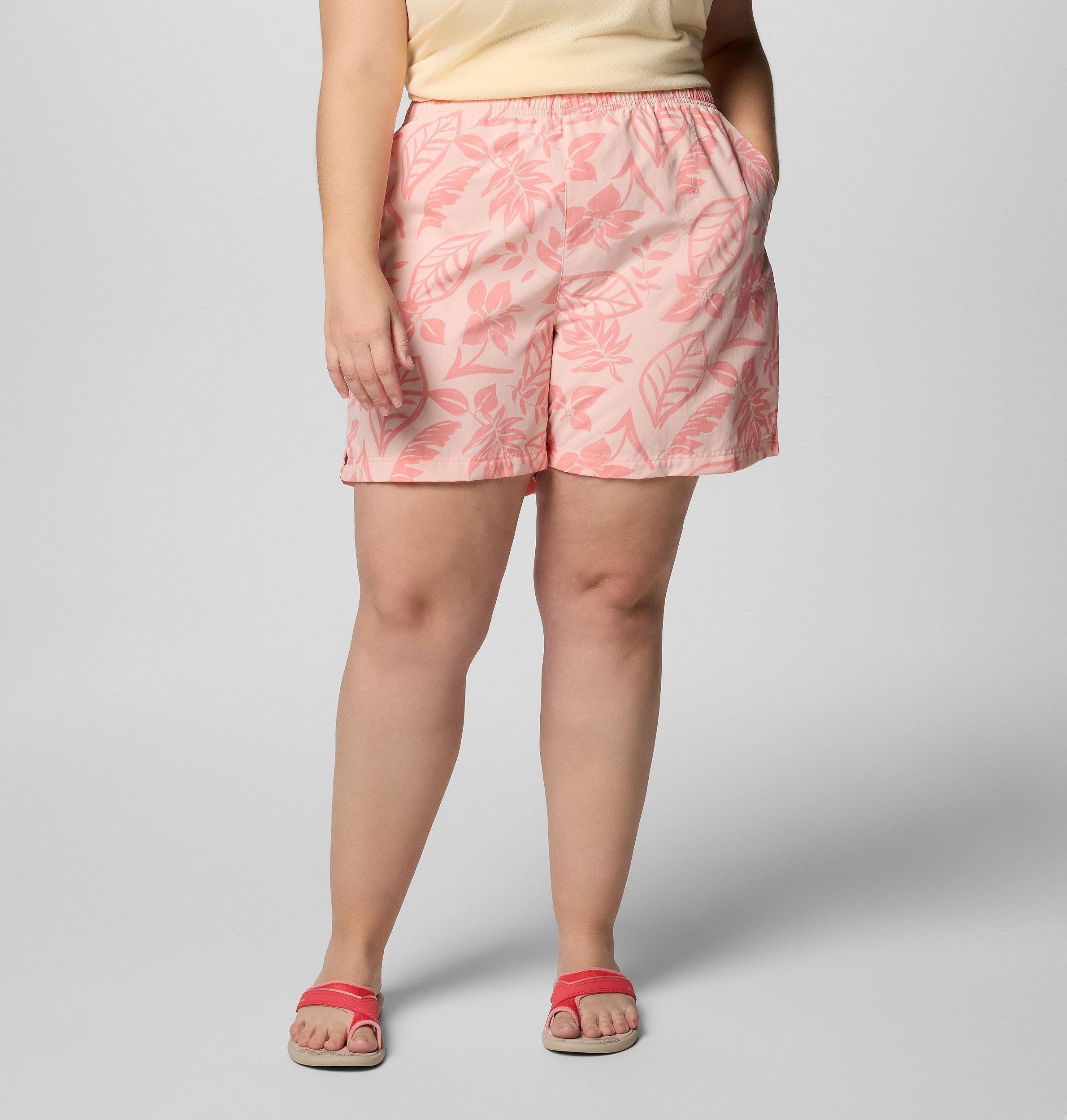 Columbia Womens Sandy River Printed Shorts III - Plus Size- Product Image