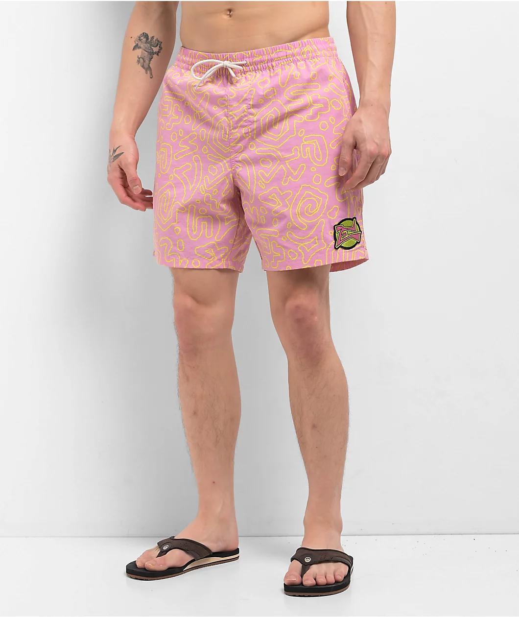 $AD BOYZ by Junior H X Lost Hills Nails Black Mesh Shorts Product Image