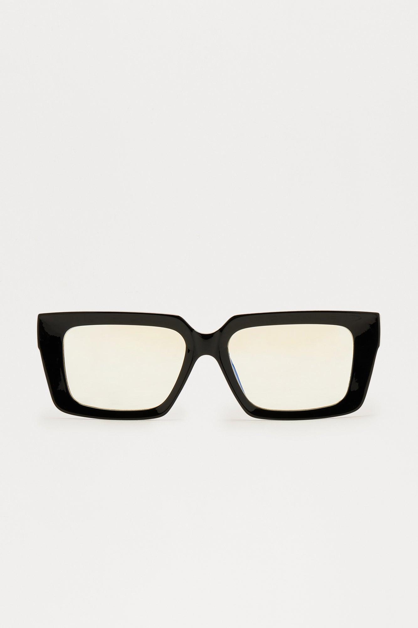 Intimidated Much Blue Light Glasses - Black Product Image
