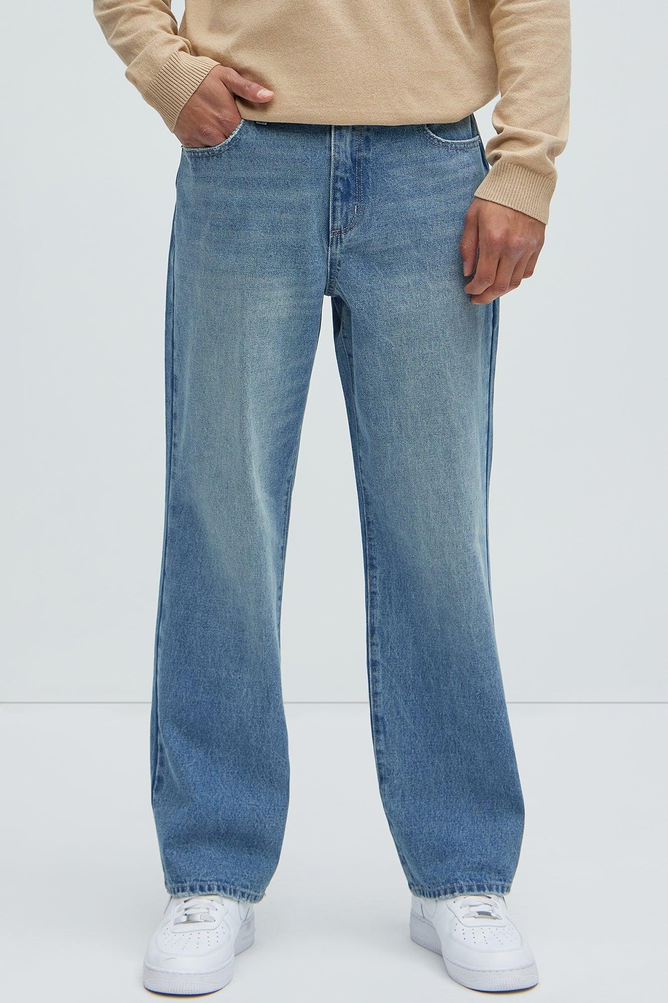 Vaughn Straight Jeans - Medium Wash Product Image