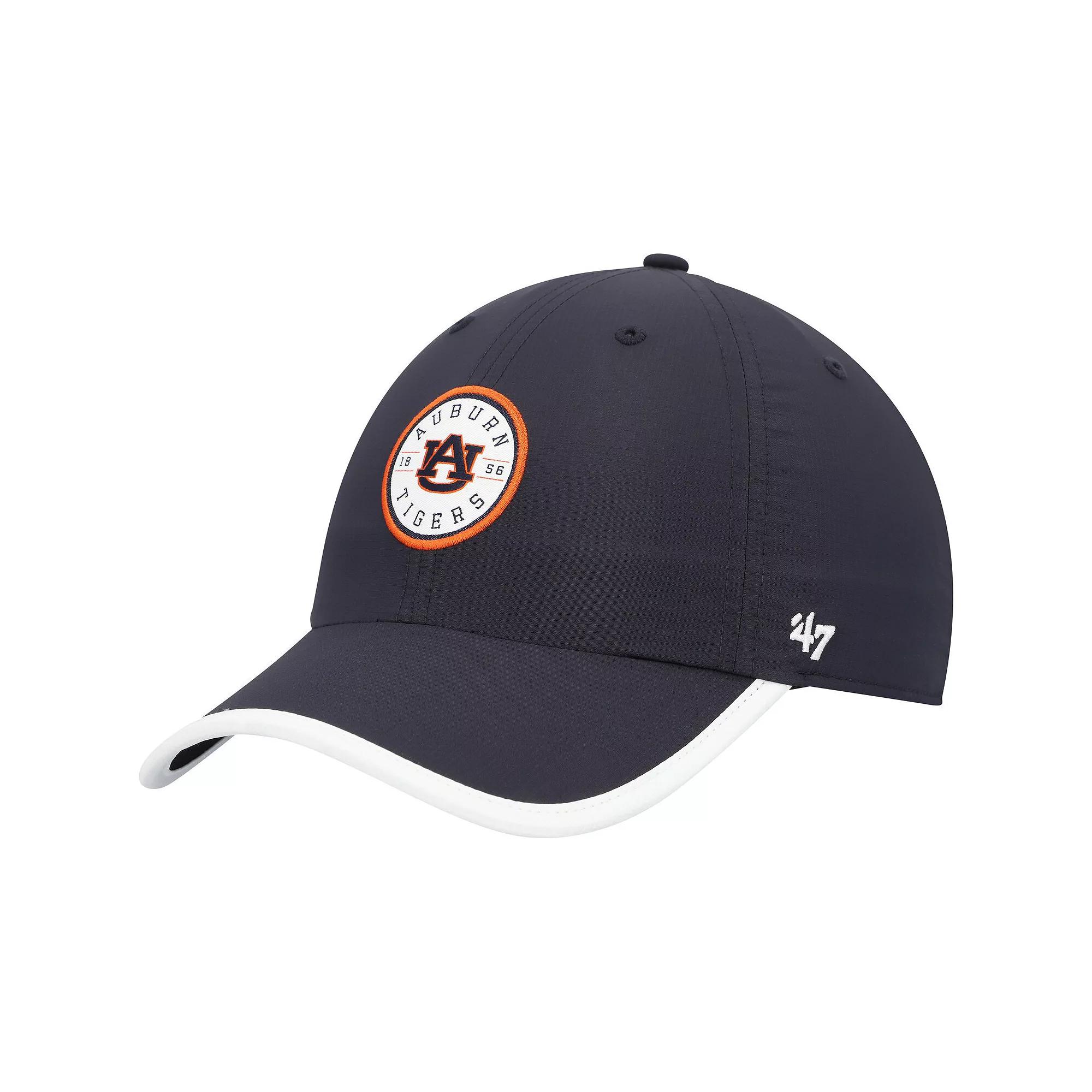 Men's '47  Navy Auburn Tigers Microburst Clean Up Adjustable Hat, Blue Product Image