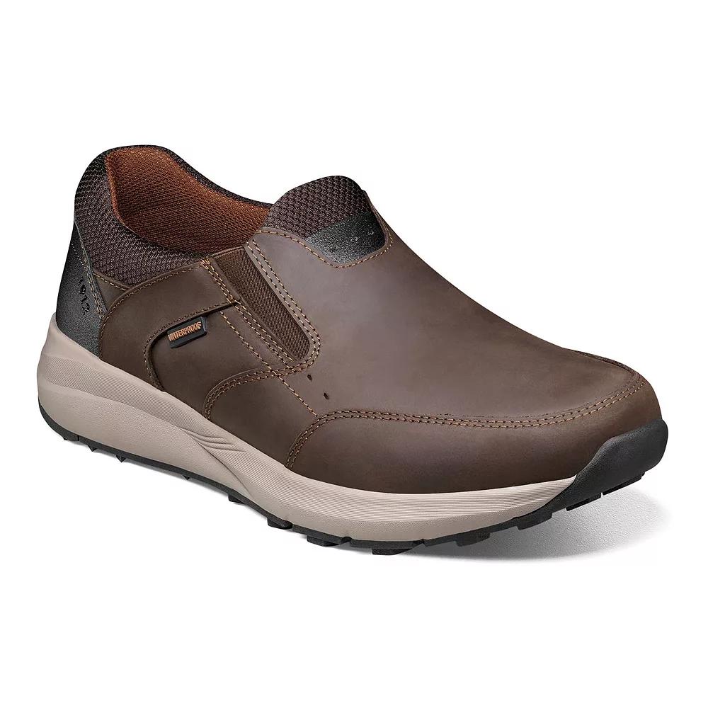 Nunn Bush® Excursion Men's Waterproof Leather Slip-On Shoes, Size: 9, Brown Ch Product Image