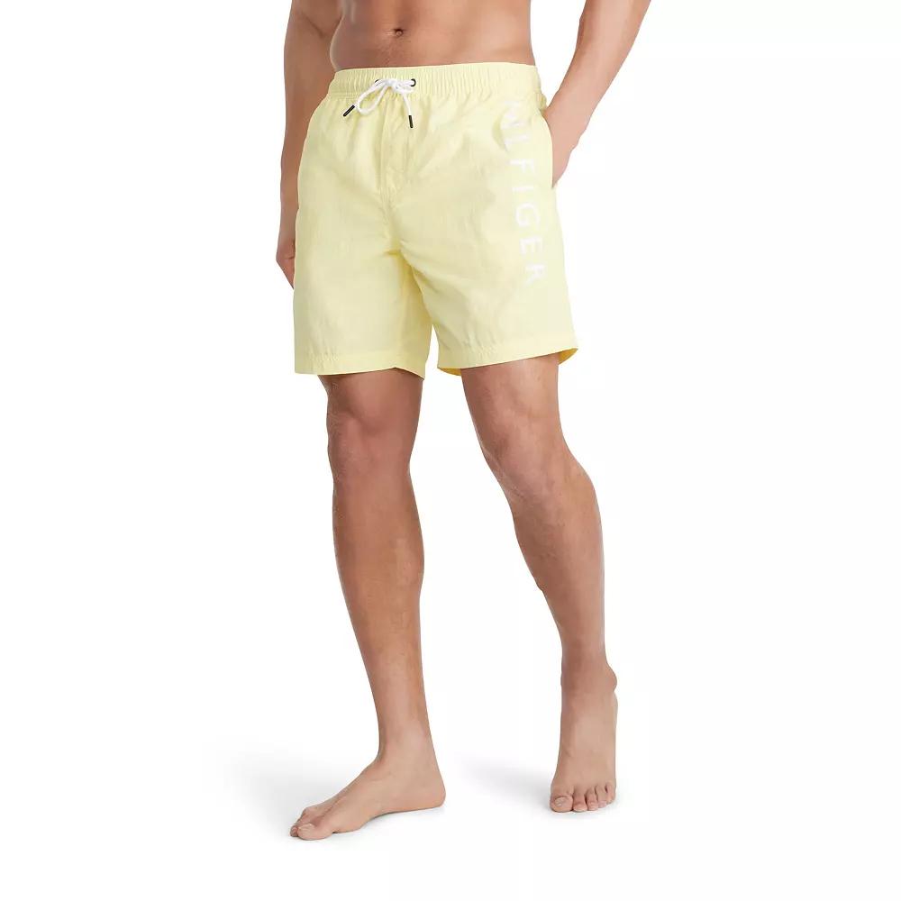 Men's Tommy Hilfiger 7" Logo Swim Trunks,  Product Image