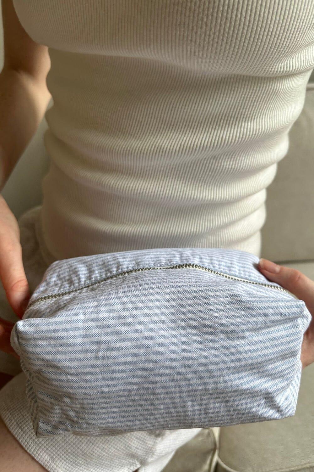 Striped Makeup Bag Product Image