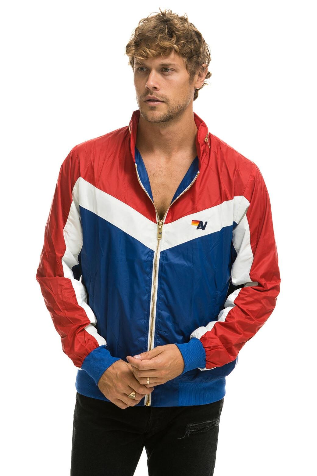 MEN'S WINDBREAKER JACKET - CLASSIC USA Male Product Image