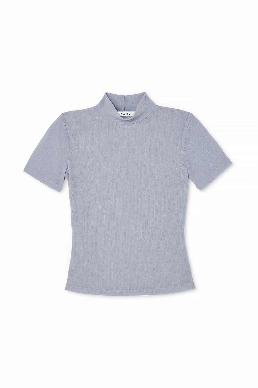 Sheer Short Sleeve Top Product Image