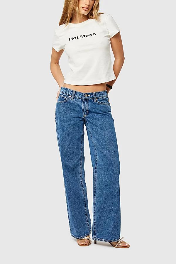 Abrand Jeans 99 Low & Wide Petite Jean Womens at Urban Outfitters Product Image