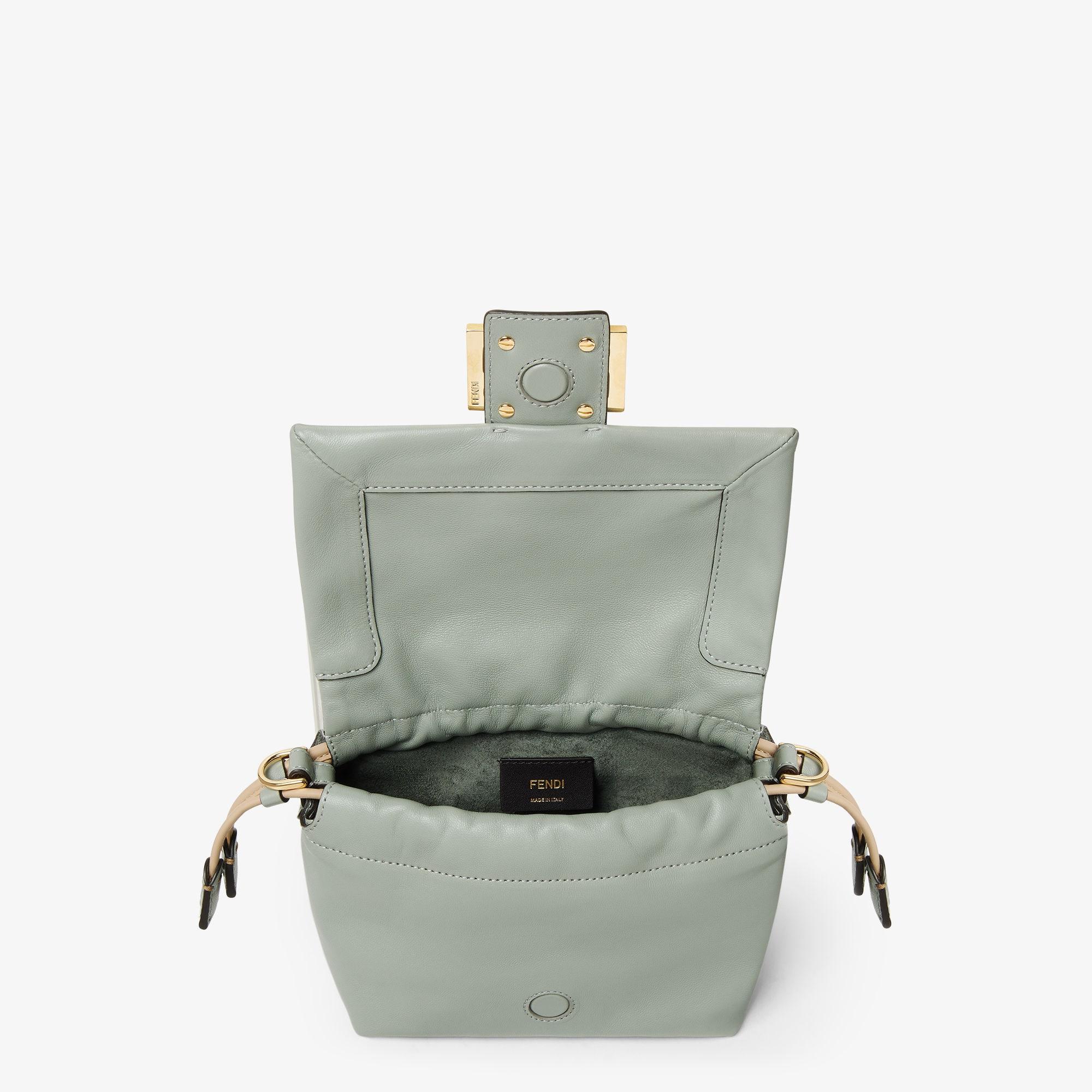Mamma Baguette SmallMatcha green nappa leather mini-bag Product Image