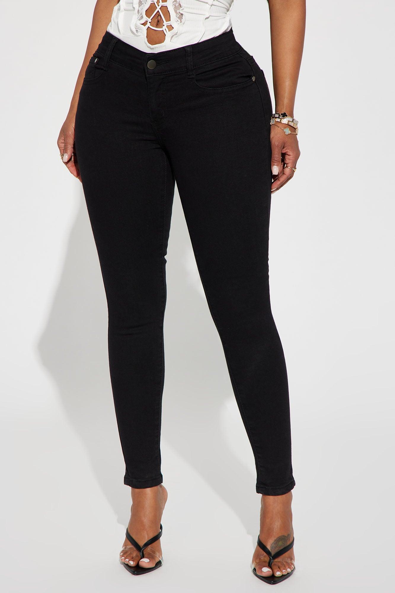 All The Booty Ripped Skinny Jeans - Black Product Image