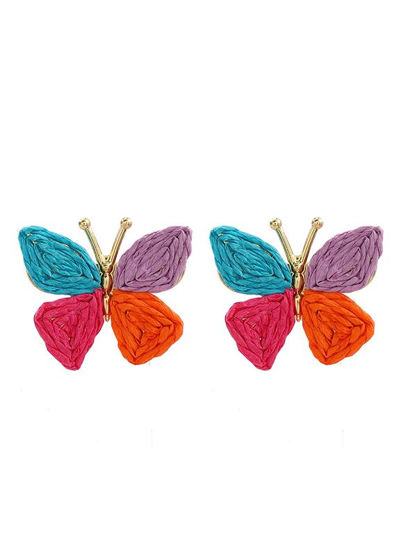 Butterfly Shape Drop Earrings Product Image