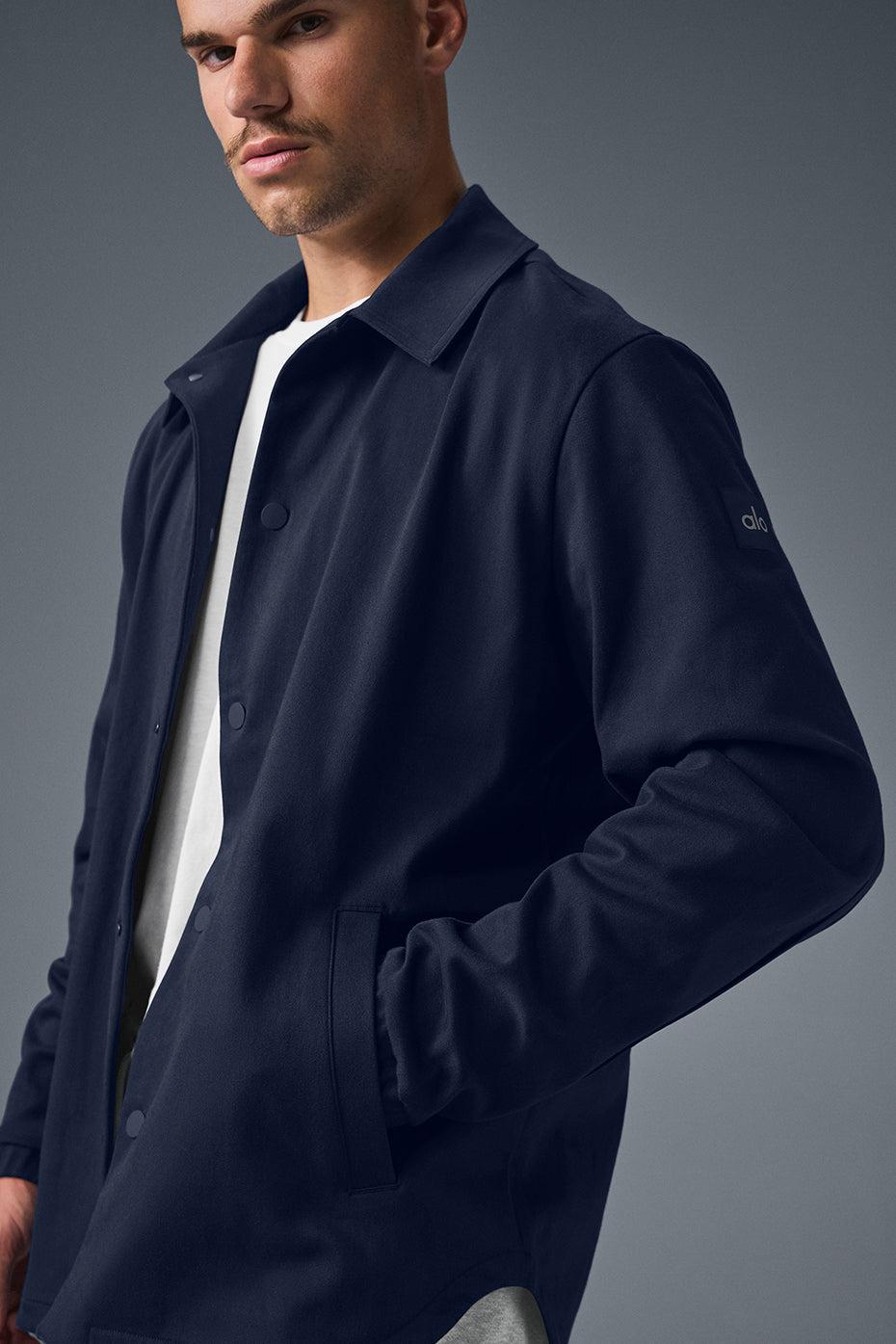 Edition Sueded Jacket - Navy Product Image