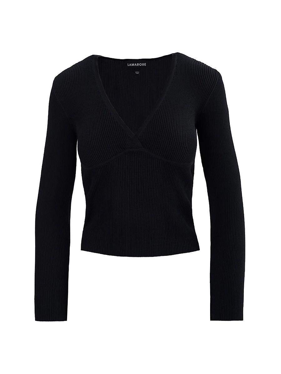 Womens Romane Rib-Knit Sweater Product Image
