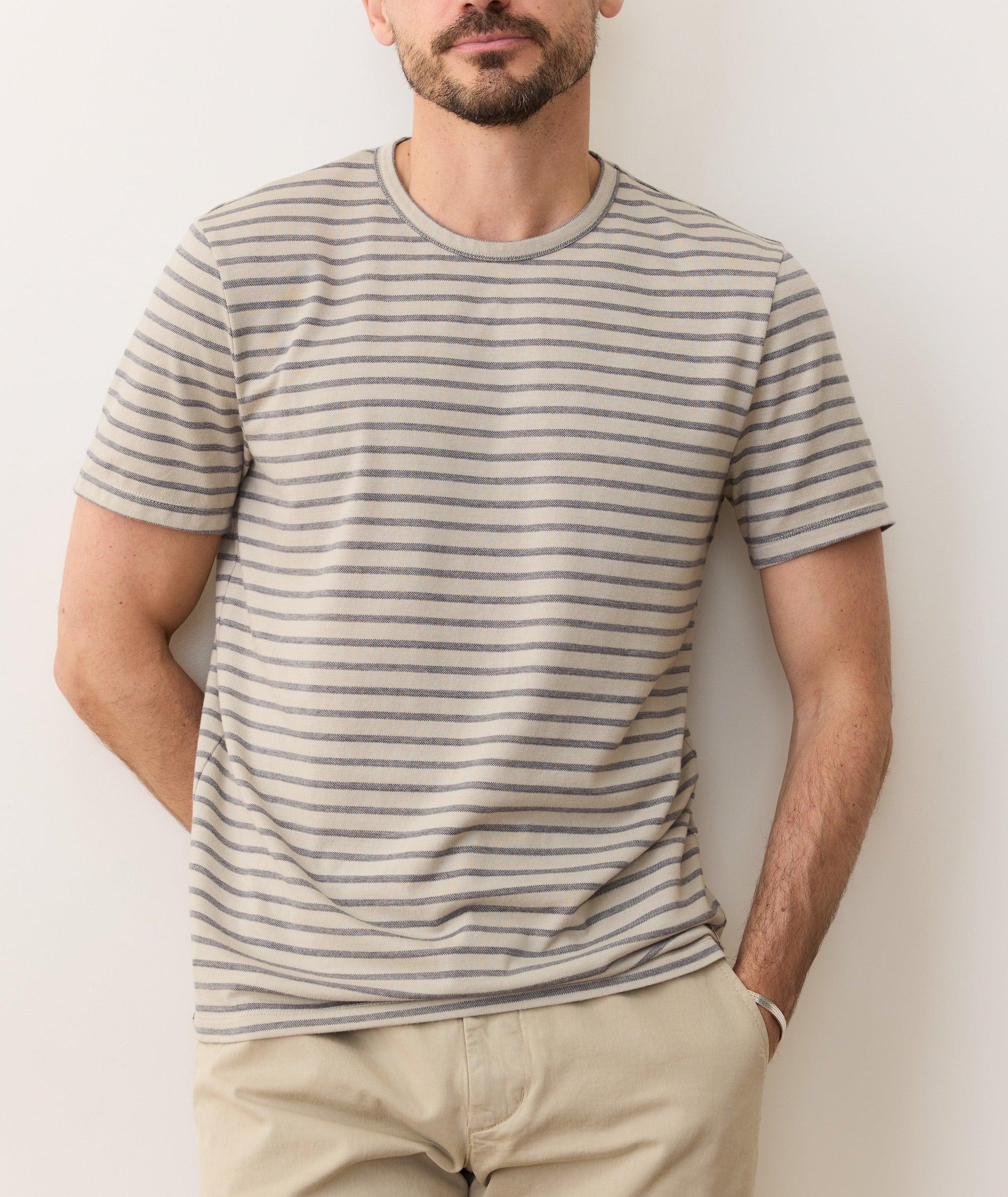 Signature Jacquard Crew Tee Product Image