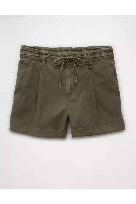 AE Stretch High-Waisted Lightweight Trouser Short Women's Product Image