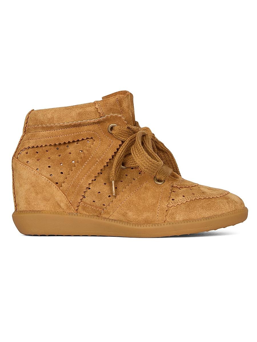Womens Bobby Suede High-Top Sneakers Product Image