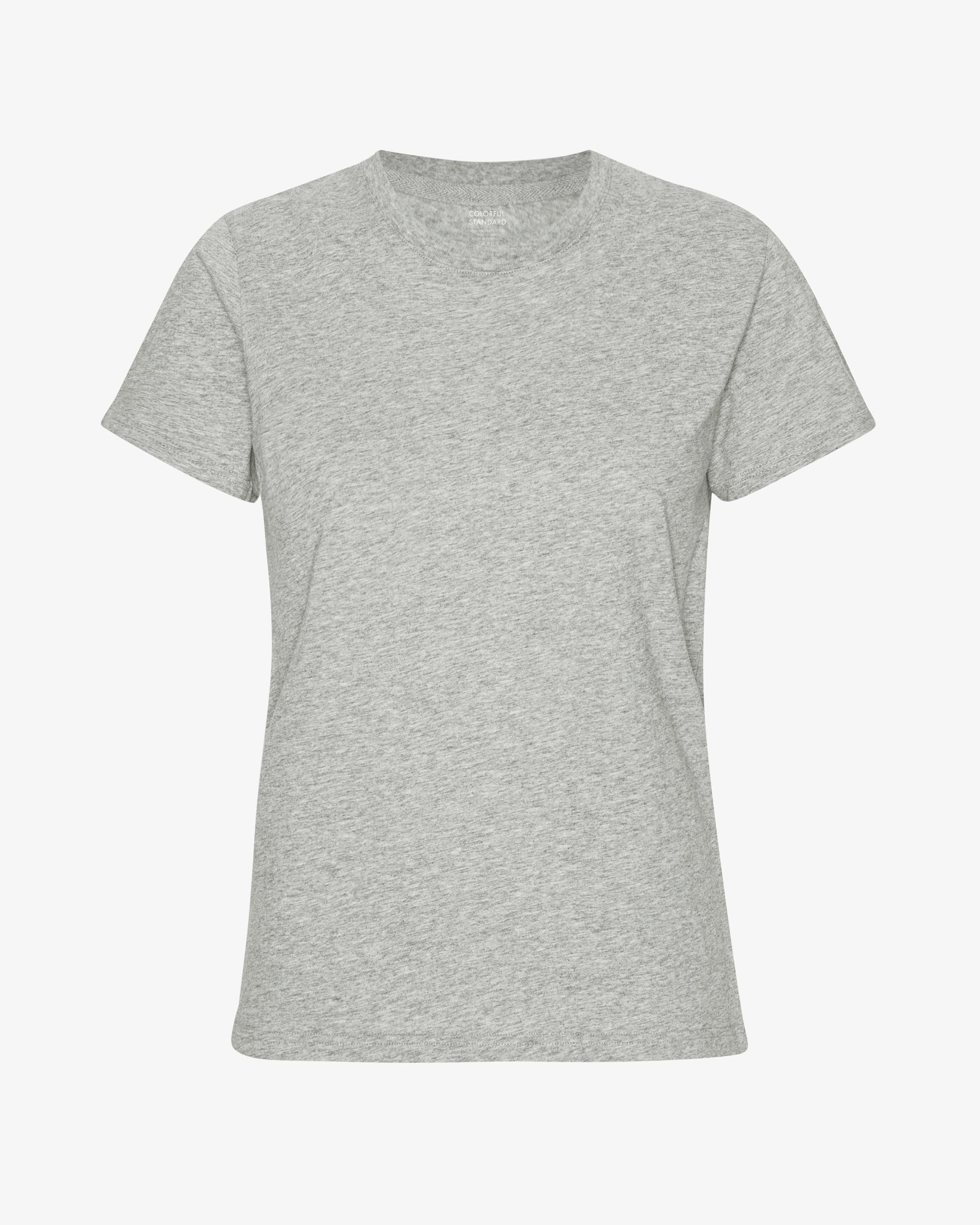 Women Light Organic Tee - Heather Grey Product Image