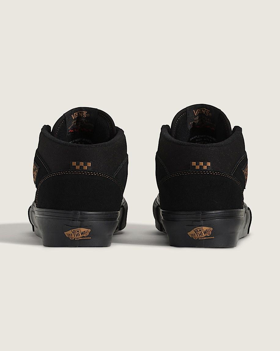 Skate Half Cab Shoe in Black / Brown| Vans US Product Image