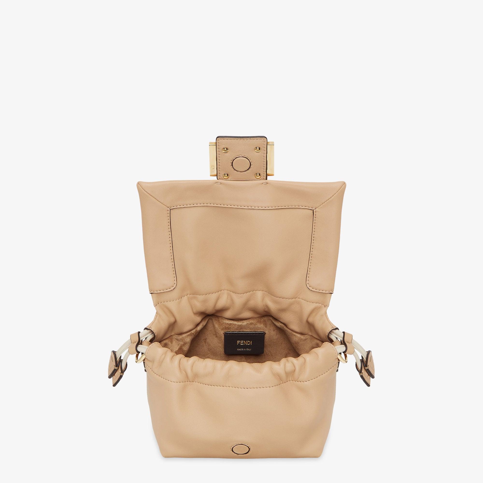 Mamma Baguette SmallLight pink nappa leather mini-bag Product Image