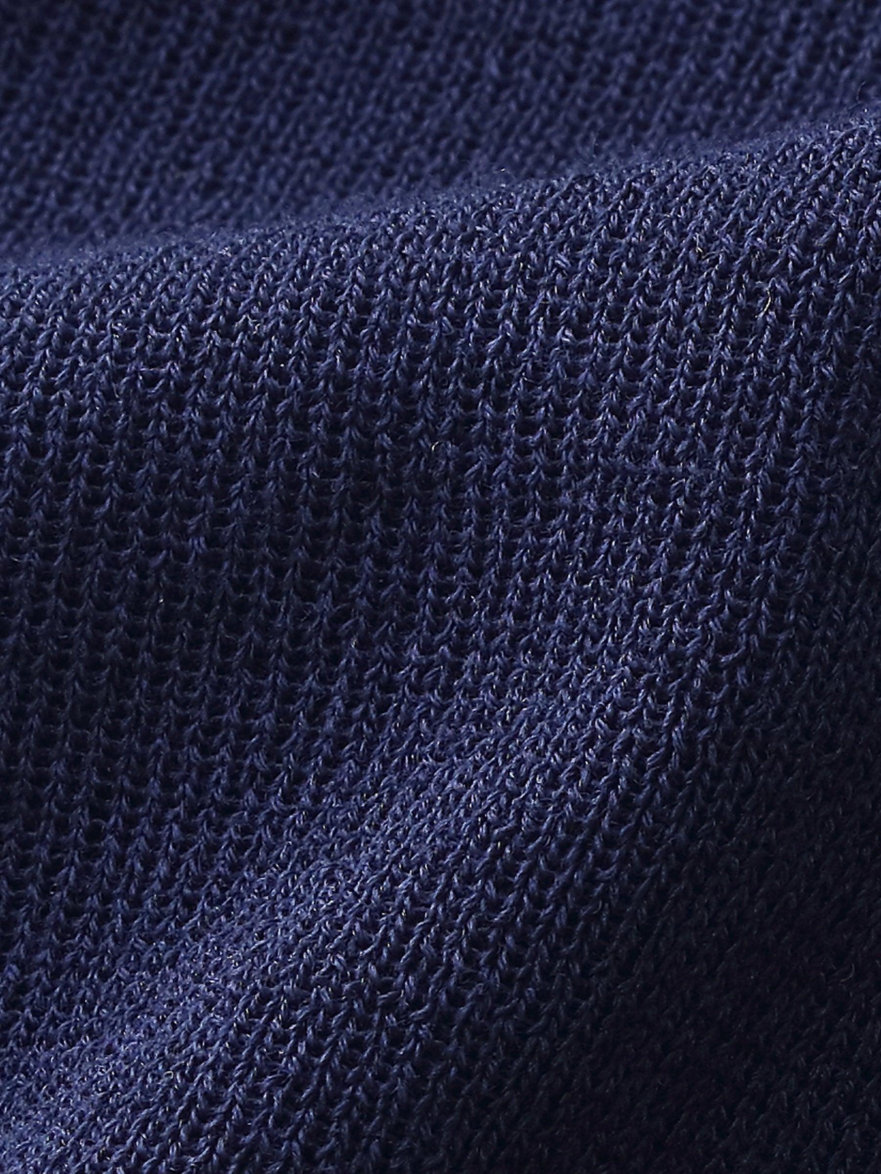 Tencel Blend Contrast Trim Knit Top And Skirt Two-Piece Set Product Image