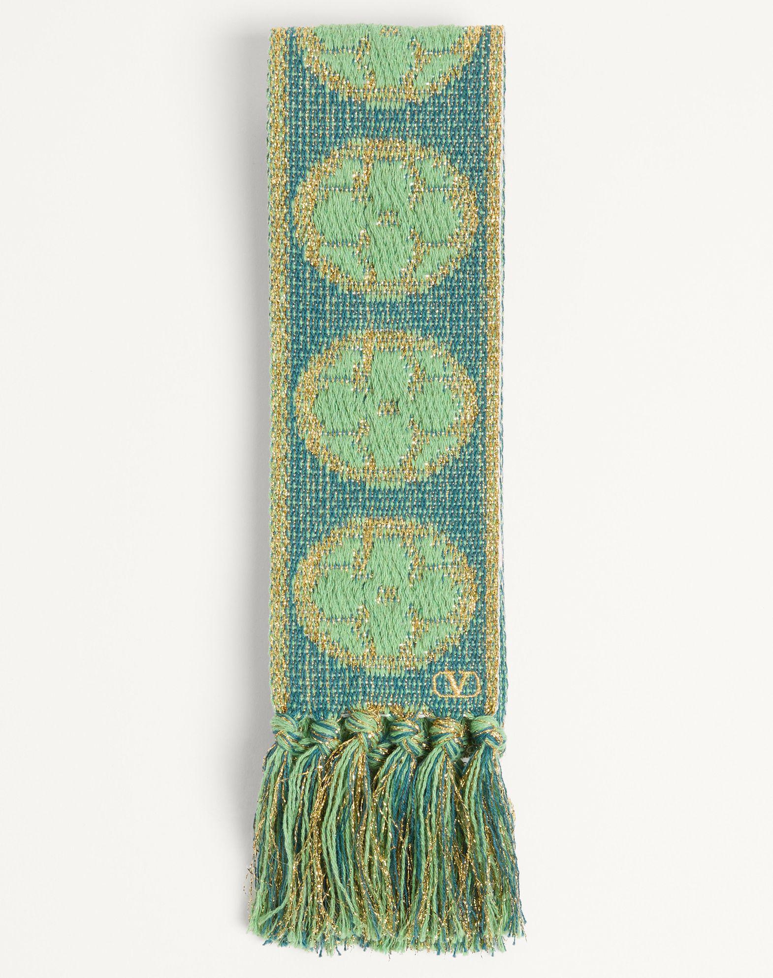 Antibes Scarf In Cotton And Metallic Fiber Product Image