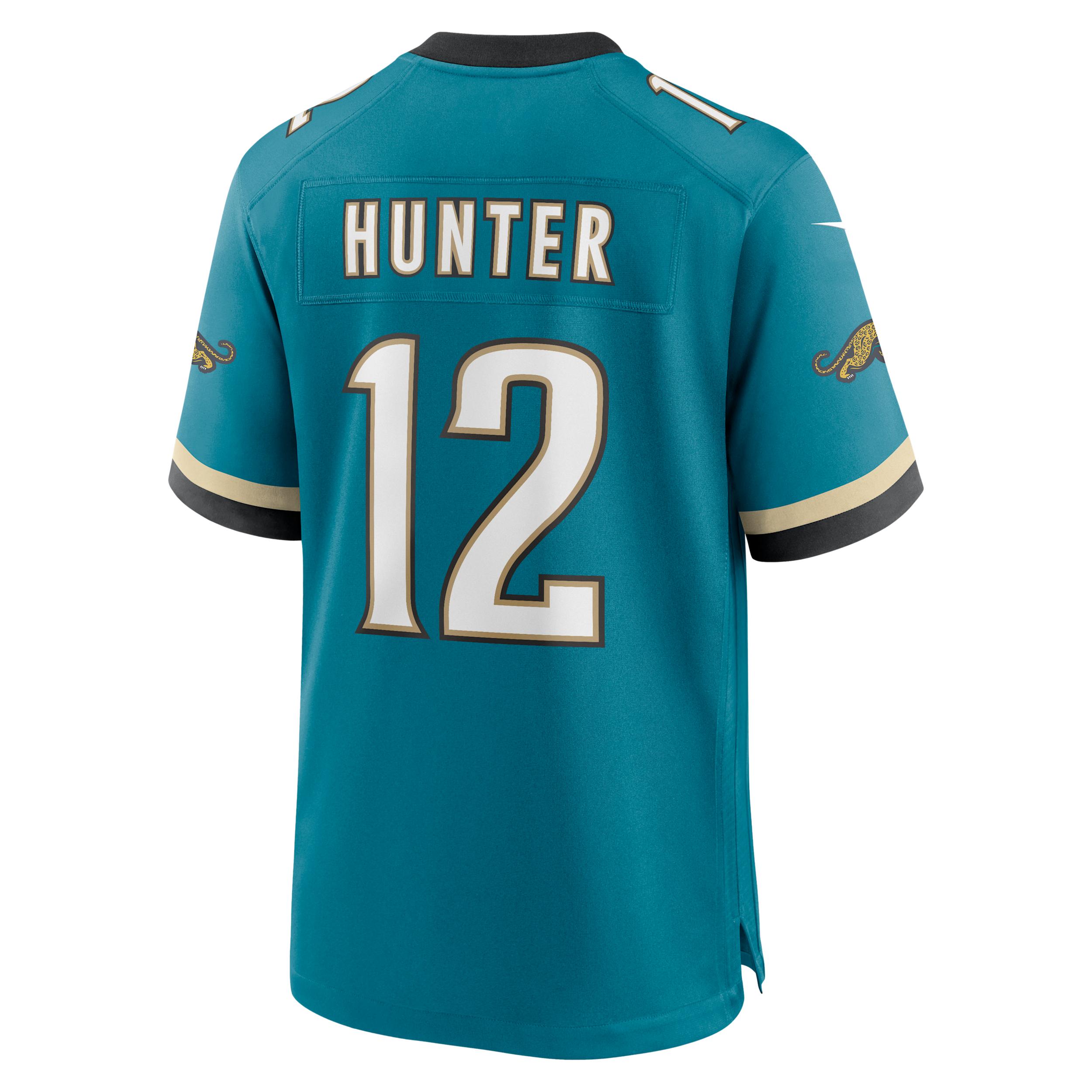 Travis Hunter Jacksonville Jaguars 2025 NFL Draft First Round Pick Nike Mens NFL Game Jersey | 67NMJJGA9NF-3EV Product Image