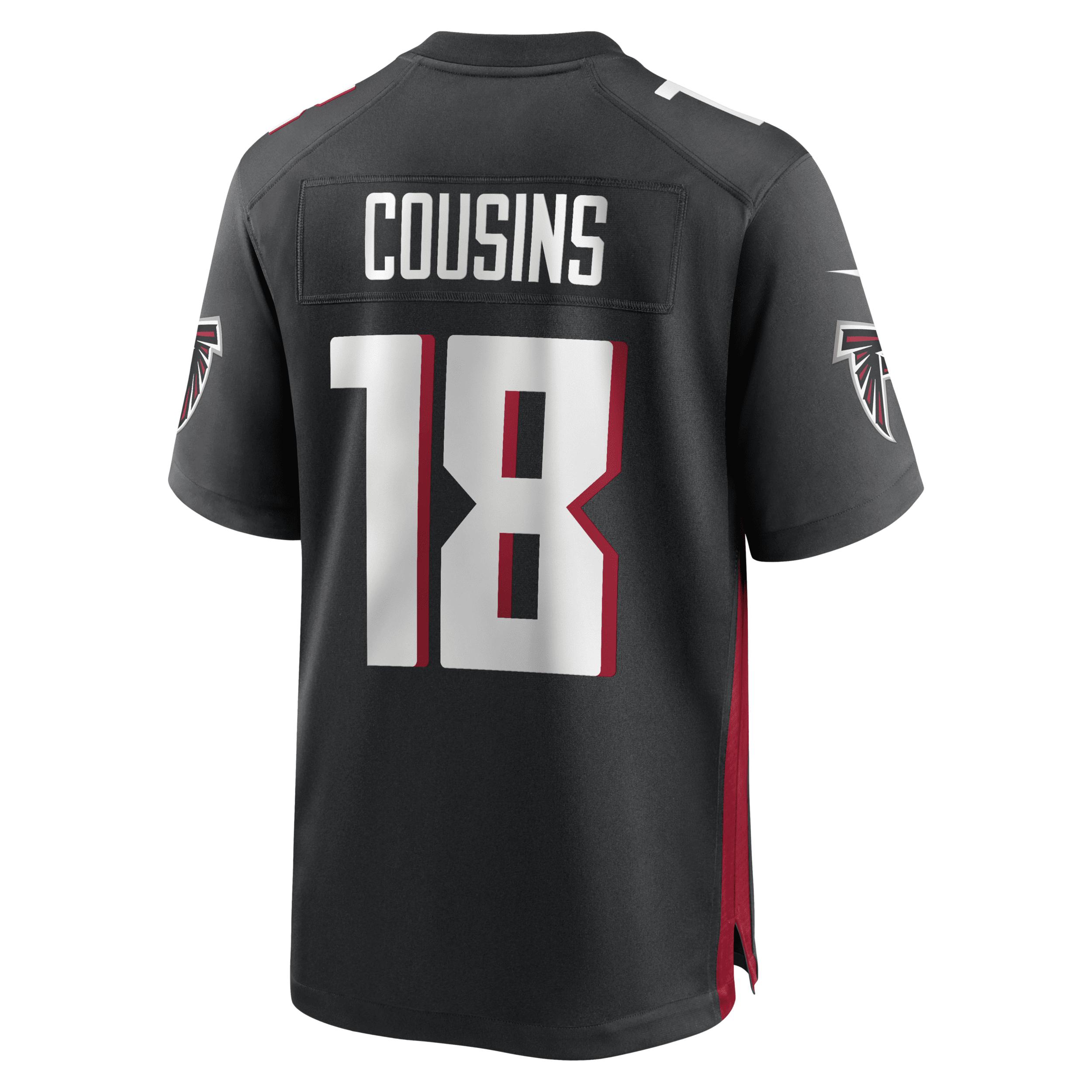 Kirk Cousins Atlanta Falcons Nike Mens NFL Game Football Jersey | 67NMATGH96F-AZ6 Product Image