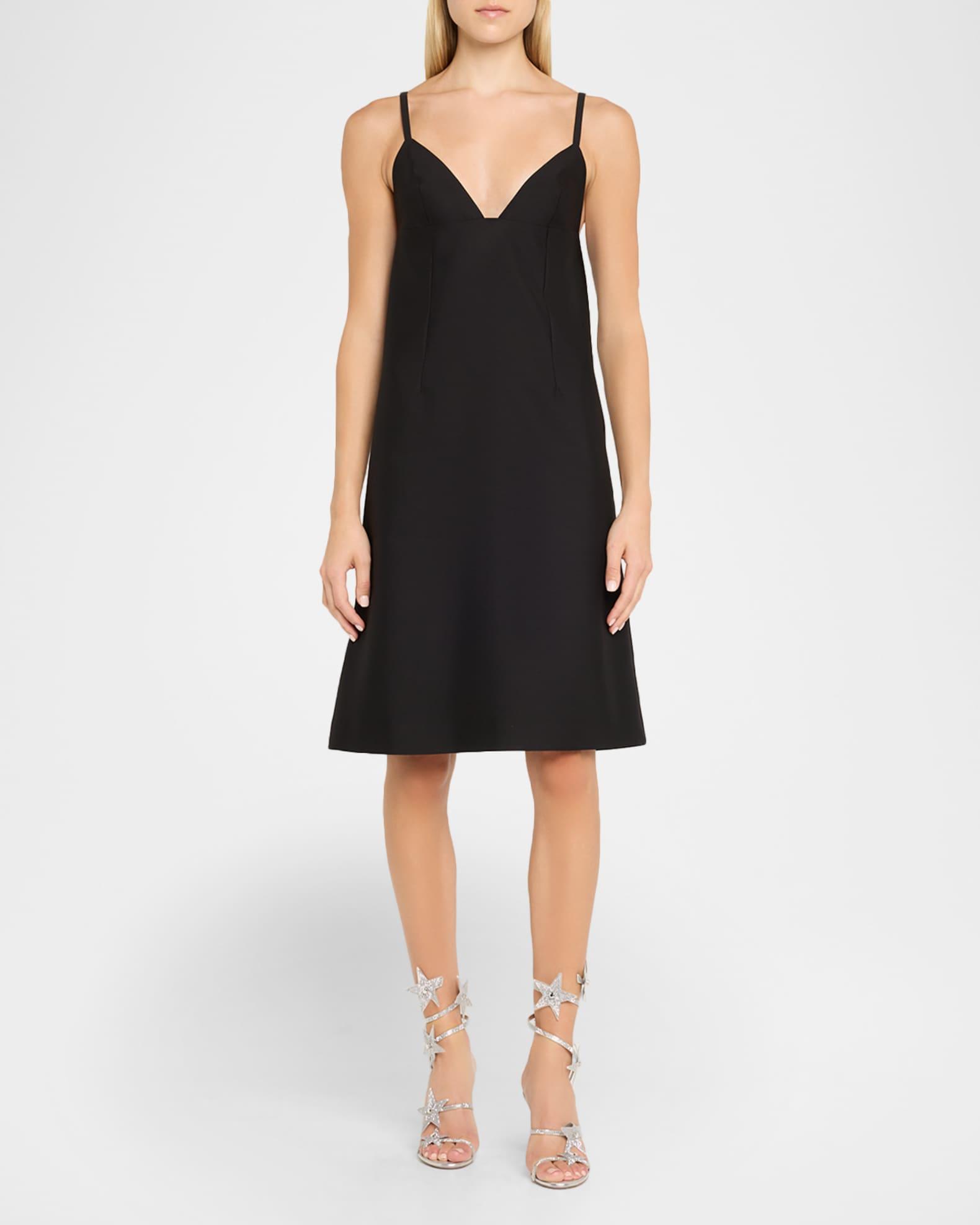 Cleo Crystal Star Satin Snake-Wrap Sandals Product Image