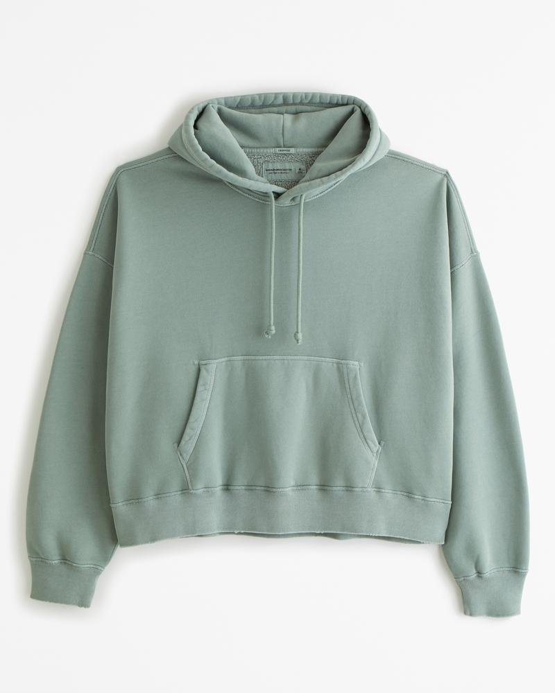 Essential Cropped Popover Hoodie Product Image