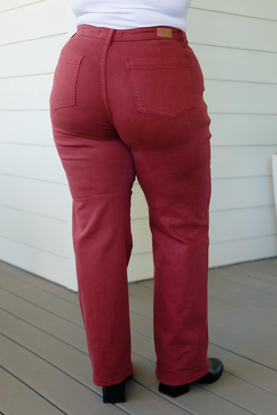 Peggy High Rise Cargo Straight Jeans in Pink (Online Exclusive) Product Image