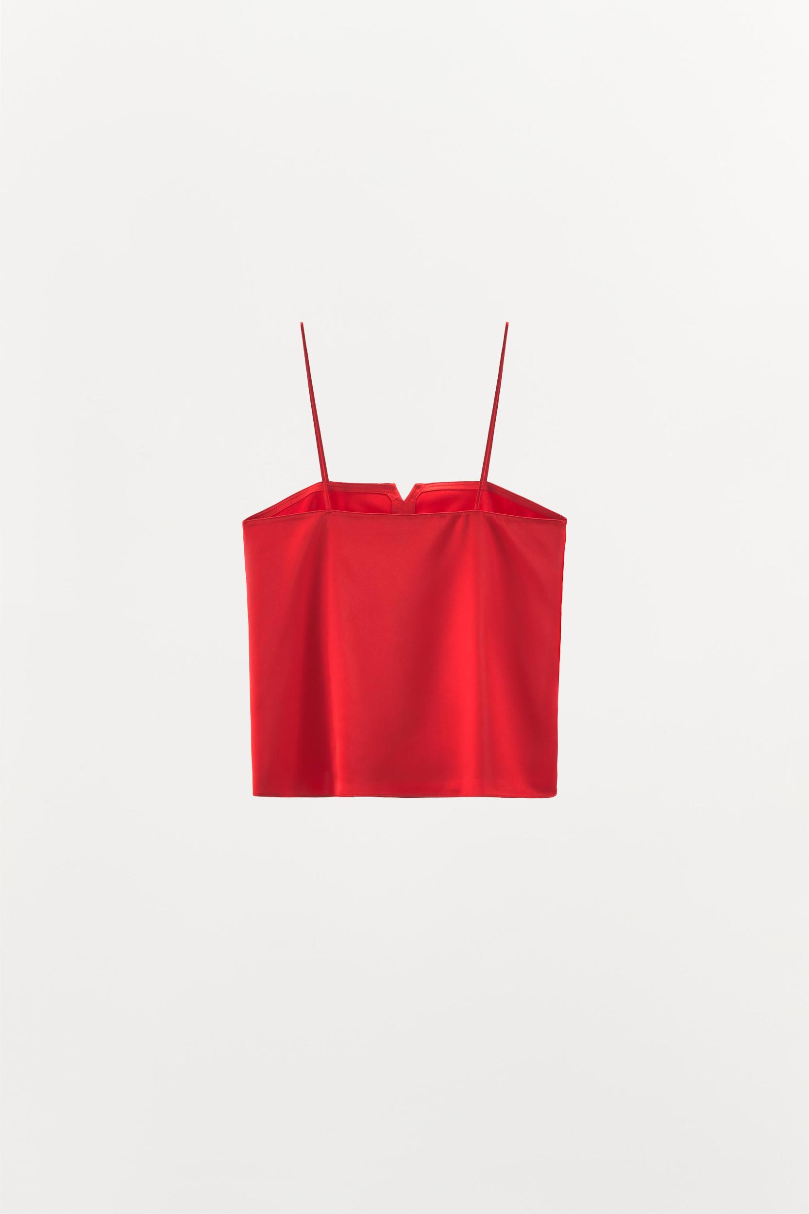 SATIN EFFECT TANK TOP Product Image