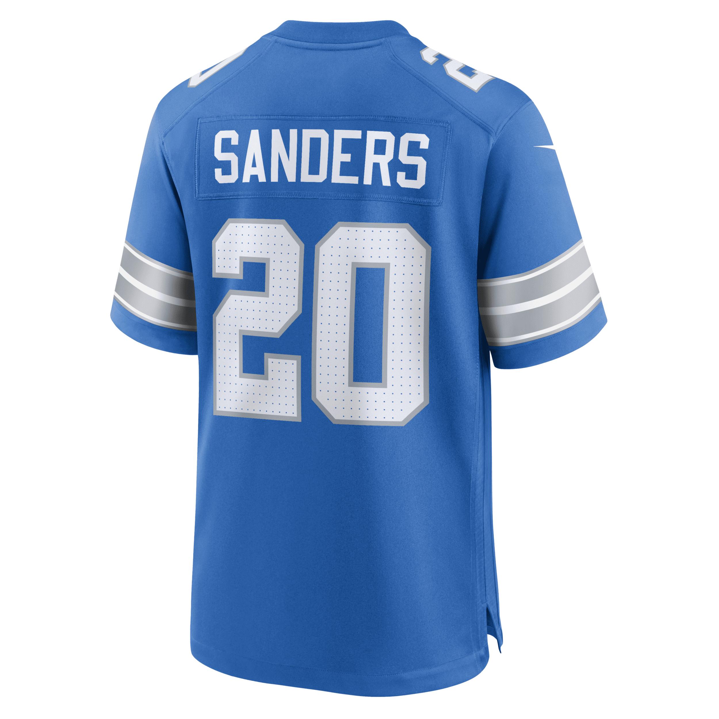 Barry Sanders Detroit Lions Nike Men's NFL Game Football Jersey Product Image
