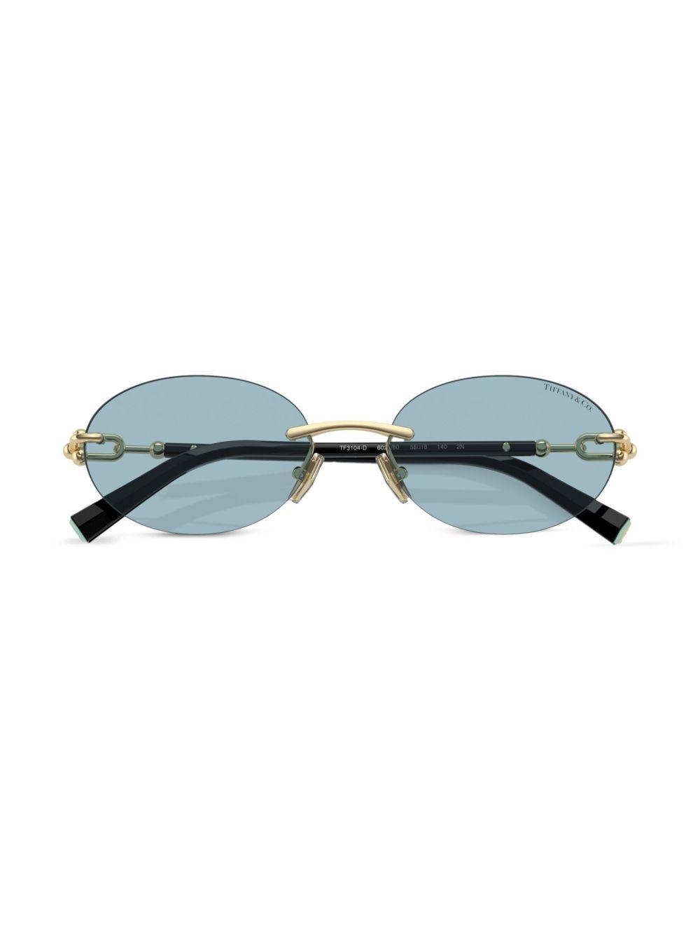 oval-frame sunglasses Product Image