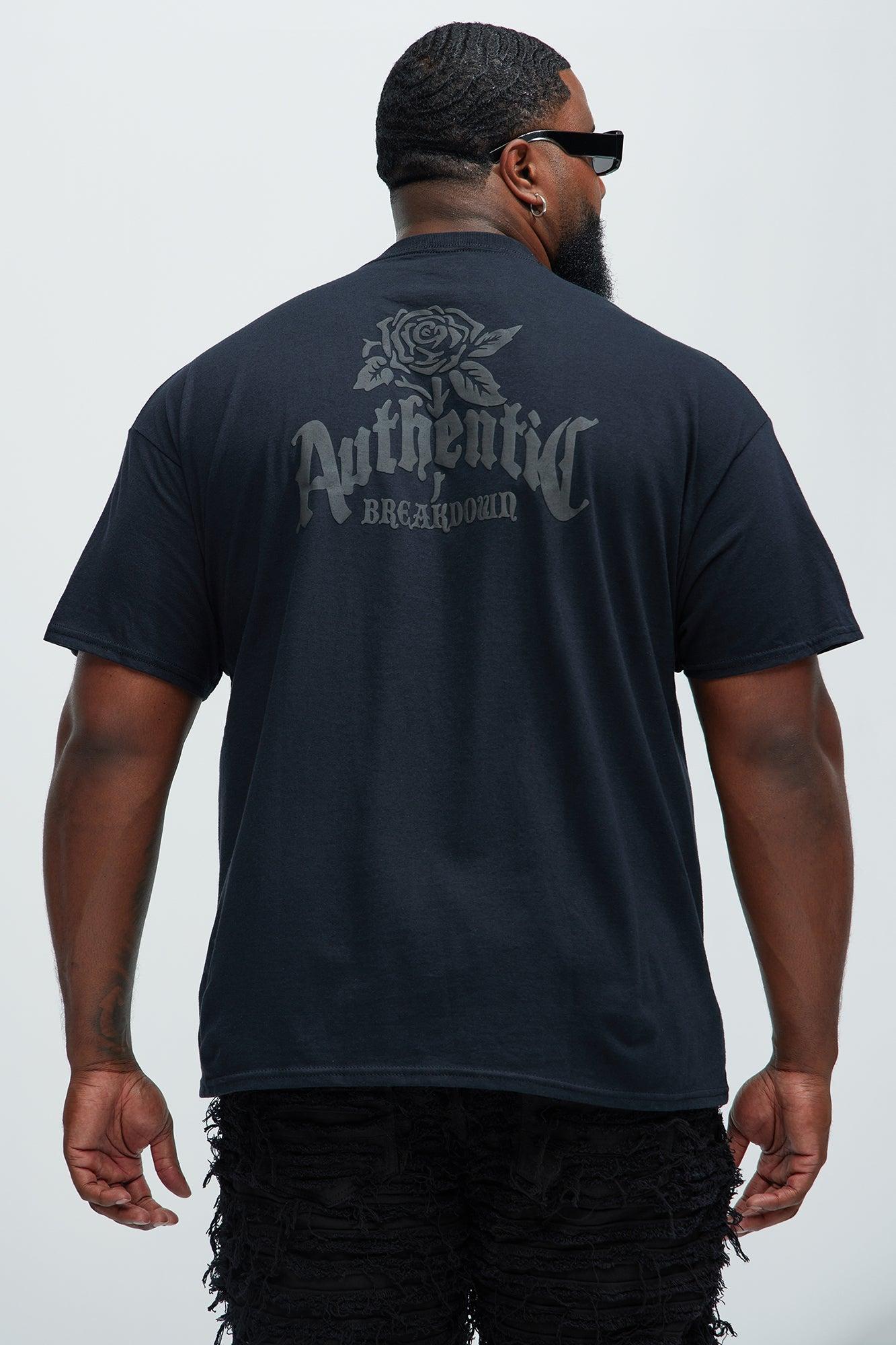 Authentic Breakdown Short Sleeve Tee - Black Product Image