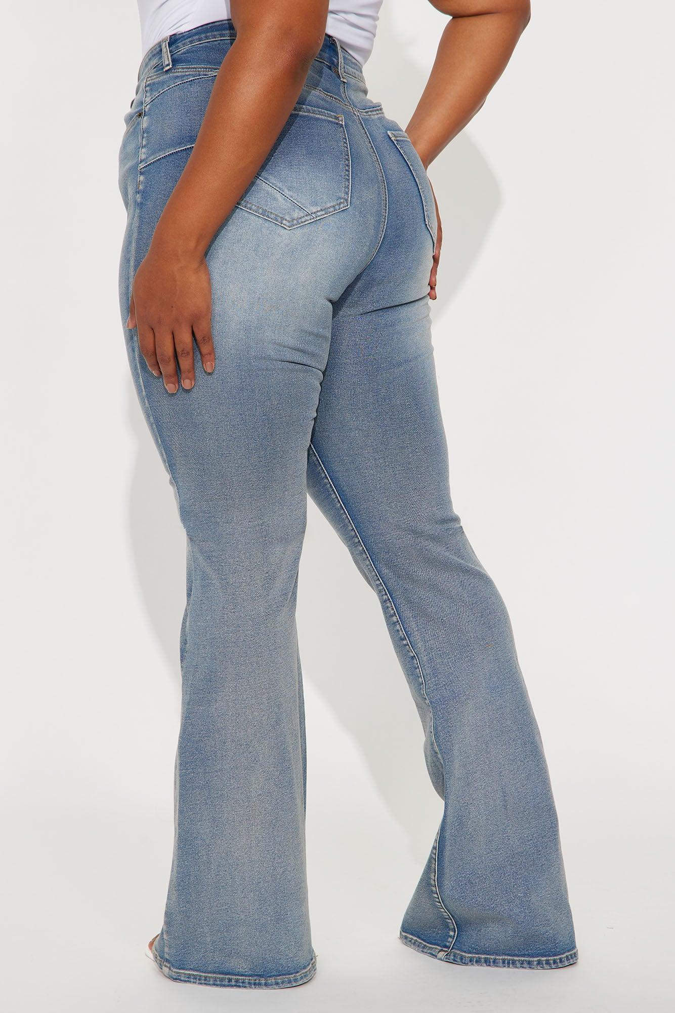 Tall Gemma Sculpting Stretch Flare Jeans - Vintage Wash Product Image
