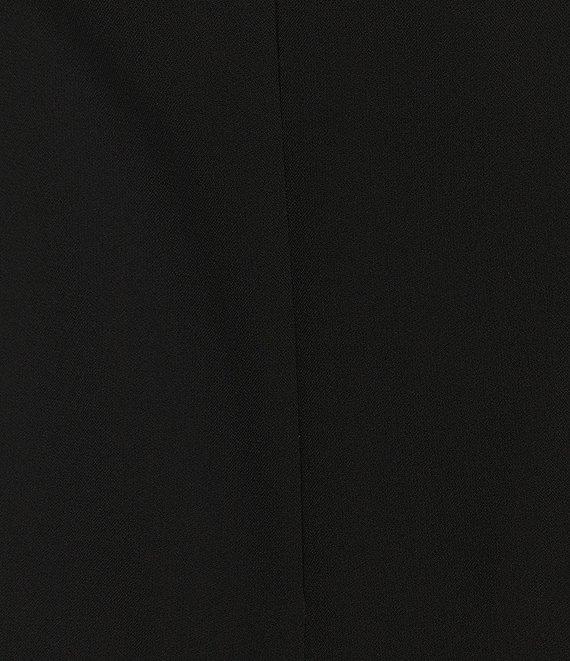 Kasper Stretch Crepe Crew Neckline Cap Sleeve Studded Sheath Dress Product Image