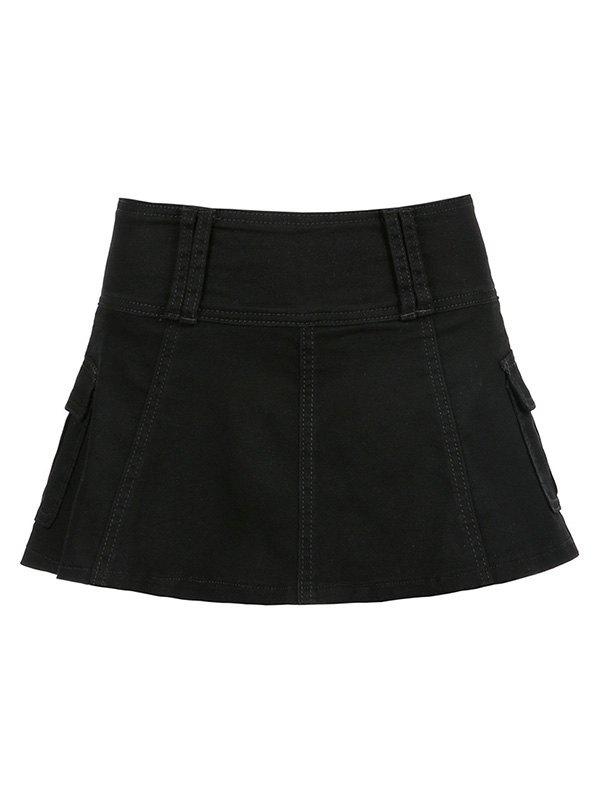 Lining Cargo Mini Skirt Product Image