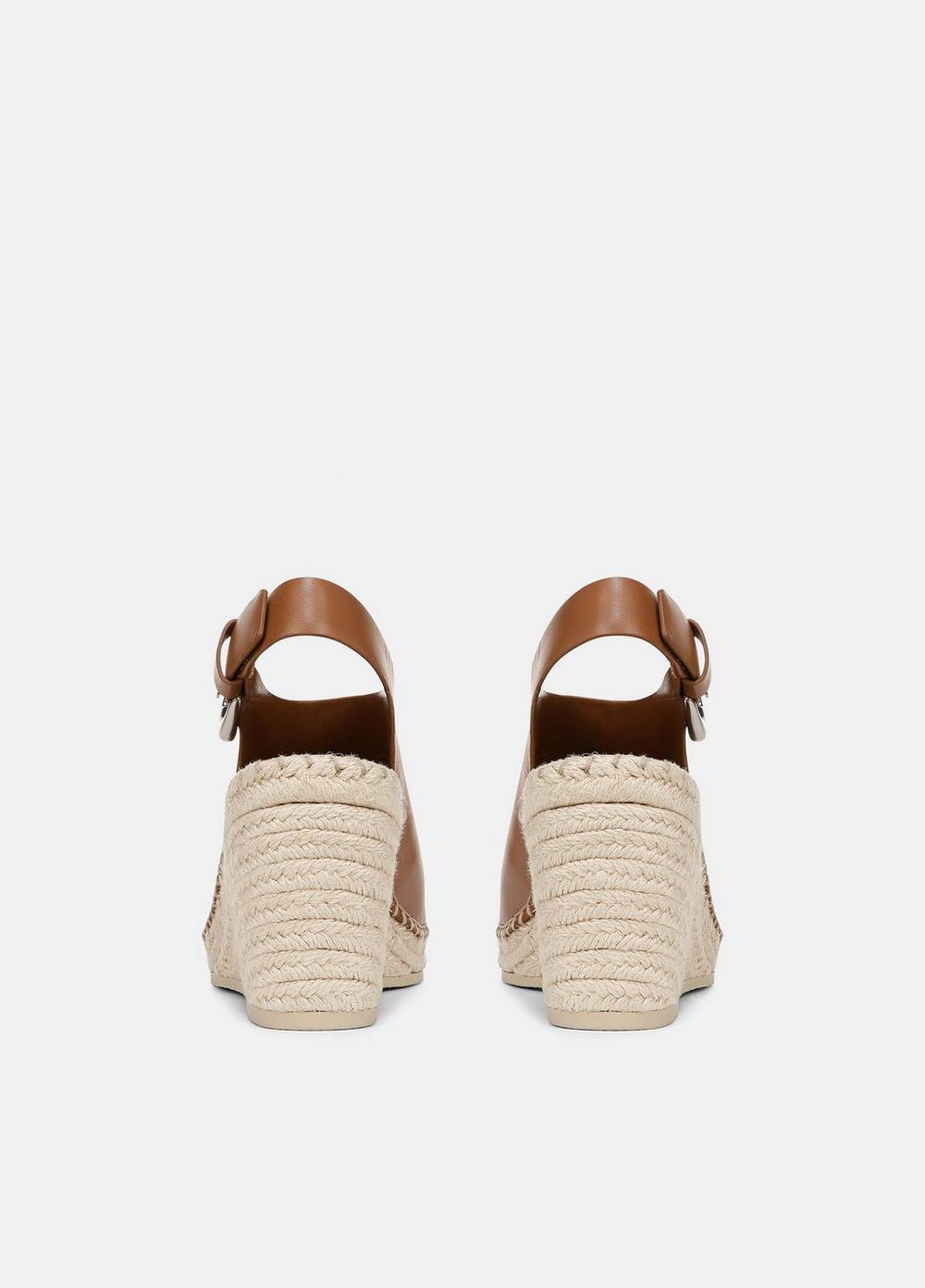 Gabriela Leather Wedge Espadrille Sandal Product Image