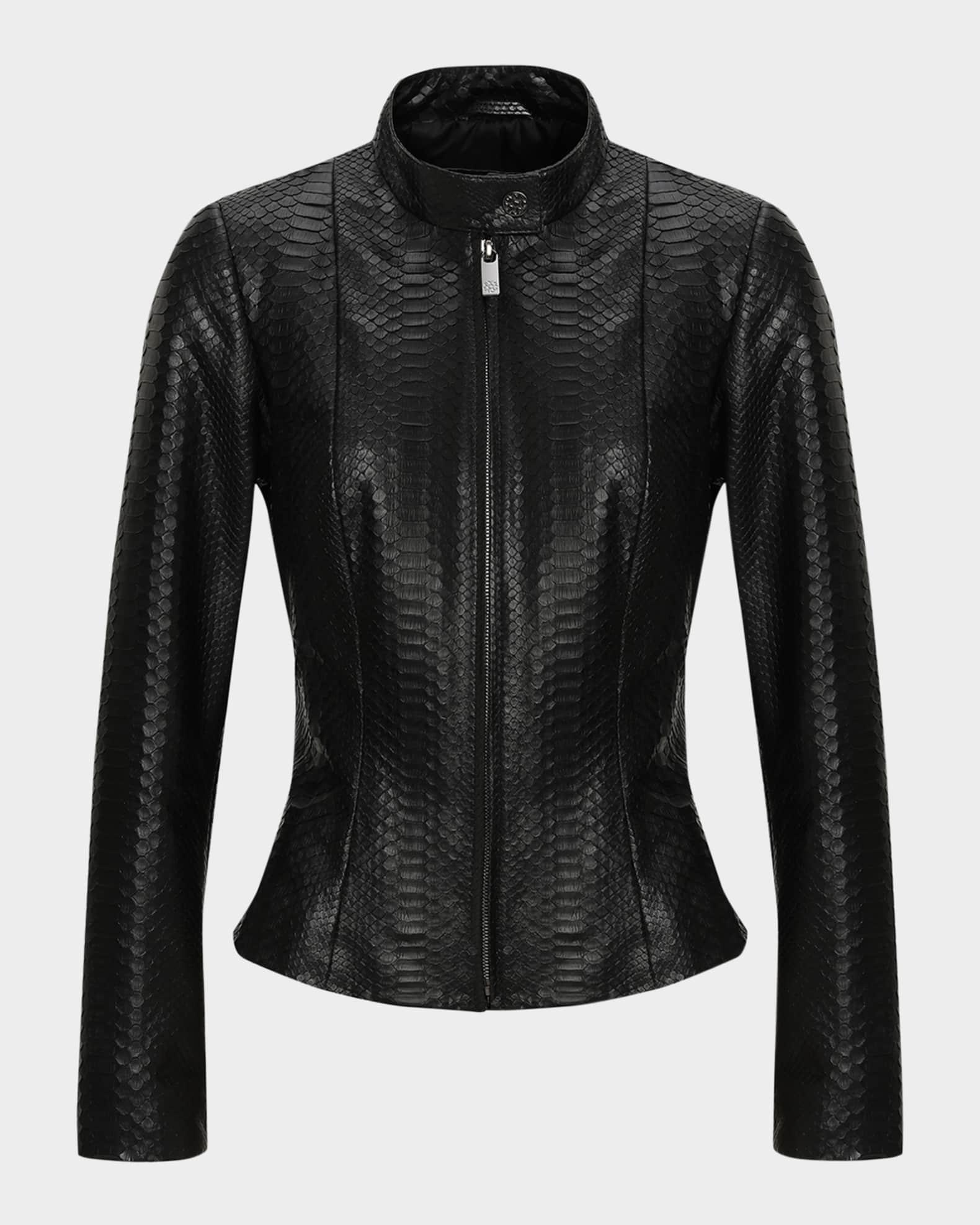 Fitted Python Jacket  Product Image