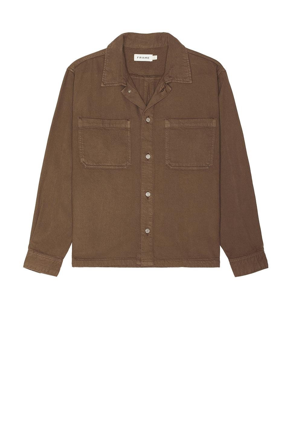Textured Terry Double Pocket Relaxed Shirt Product Image