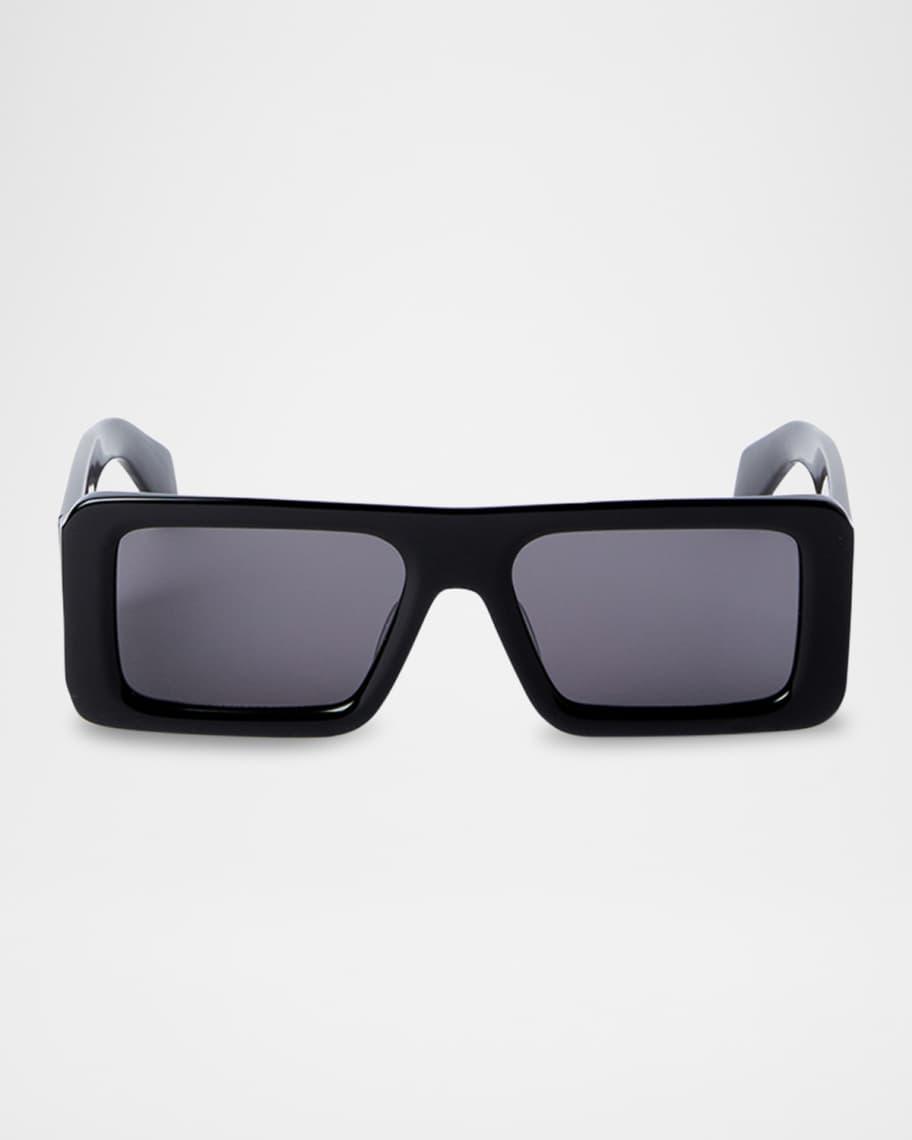 Mens Troy Acetate Rectangle Sunglasses Product Image